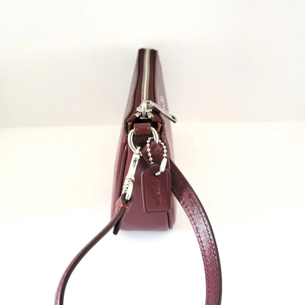 Coach CCK95 Boxed Nolita 19 Small Handbag Wristlet Bag Charm Set Dark Wine - Picture 8 of 10